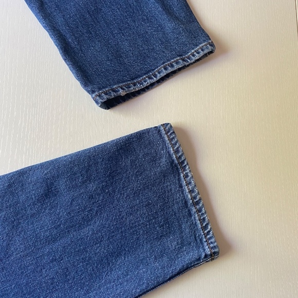 FRAME Women's Le Garcon Boyfriend Mid Rise Jeans Othello Wash Sz 32 - Picture 9 of 16